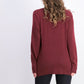 Karen Scott Suéter Feminino Gola V Vermelho Tamanho XS