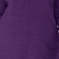 Karen Scott Suéter feminino plus size com decote redondo e costura, roxo, tamanho 3X