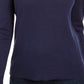 Charter Club Feminino Lã Merino Gola Alta Azul Tamanho X-G