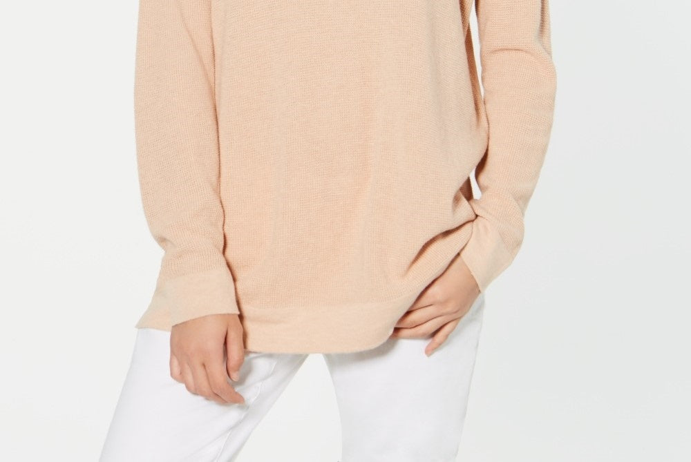 Cardigan feminino com estampa animal Charter Club, bege, tamanho extrapequeno