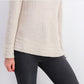 Suéter pulôver feminino estilo &amp; co, bege, tamanho extrapequeno