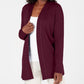 Karen Scott Cardigan Feminino de Algodão com Tachas Vermelho Tamanho Pequeno-Médio