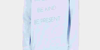 Suéter feminino Ideology com estampa de manga comprida, azul marinho, tamanho médio