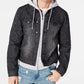Jaqueta jeans masculina American Rag Slate, cinza, tamanho pequeno