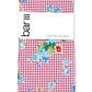 Lenço de bolso floral xadrez masculino Bar III rosa tamanho regular