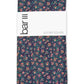 Lenço de bolso floral Johnson masculino Bar III, tamanho azul marinho, regular