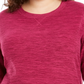Karen Scott Blusa Plus Size Feminina Microfleece Marmorizada Roxa Tamanho 0X
