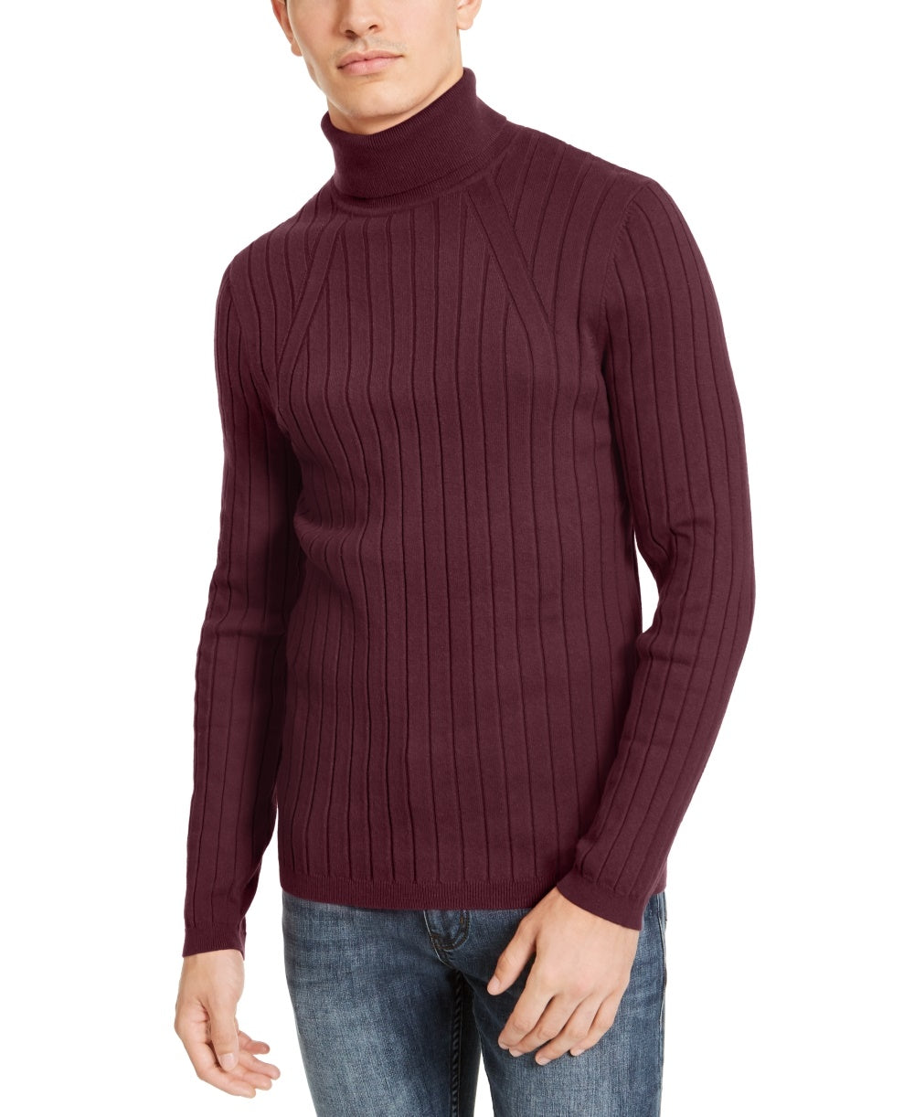 Suéter masculino Elite de gola alta da INC International Concepts, marrom, tamanho X-S