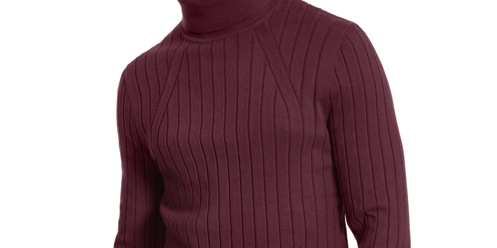 Suéter masculino Elite de gola alta da INC International Concepts, marrom, tamanho X-S
