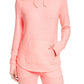 Moletom com capuz feminino Ideology Mushy Knit rosa tamanho médio
