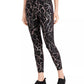 Leggings femininas estampadas Ideology Luster pretas tamanho X-S