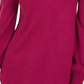 Suéter feminino estilo &amp; co com decote falso e abertura em formato de fechadura, roxo, tamanho grande