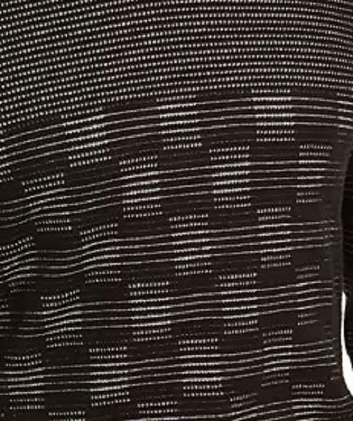 Suéter Alfani Masculino Classic-Fit com Xadrez Metálico e Gola V, Preto, Tamanho X-G