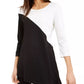 Túnica Alfani Feminina Petite Colorblock Preta Tamanho X-Grande