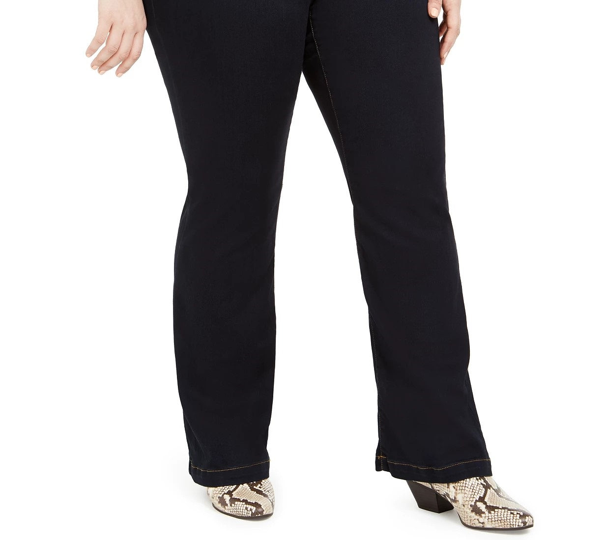 Calça jeans feminina plus size bootcut da INC International Concepts, azul, tamanho 24W