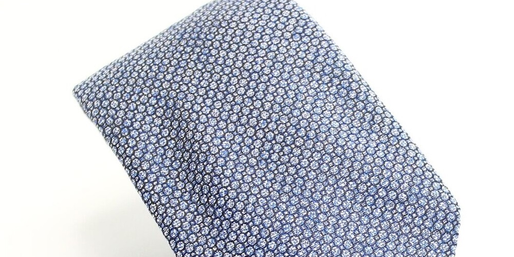 Gravata Alfani Masculina Slim Azul Marinho Tamanho Regular