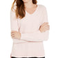 Suéter Feminino Maison Jules Chenille Gola V Rosa Tamanho P