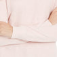 Suéter Feminino Maison Jules Chenille Gola V Rosa Tamanho P