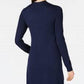 Cardigan feminino Maison Jules com frente aberta, azul, tamanho extrapequeno