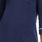 Camiseta feminina Karen Scott com acabamento em viés, tamanho azul-marinho, pequena e grande
