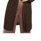 Cardigan metálico canelado feminino Alfani laranja tamanho médio
