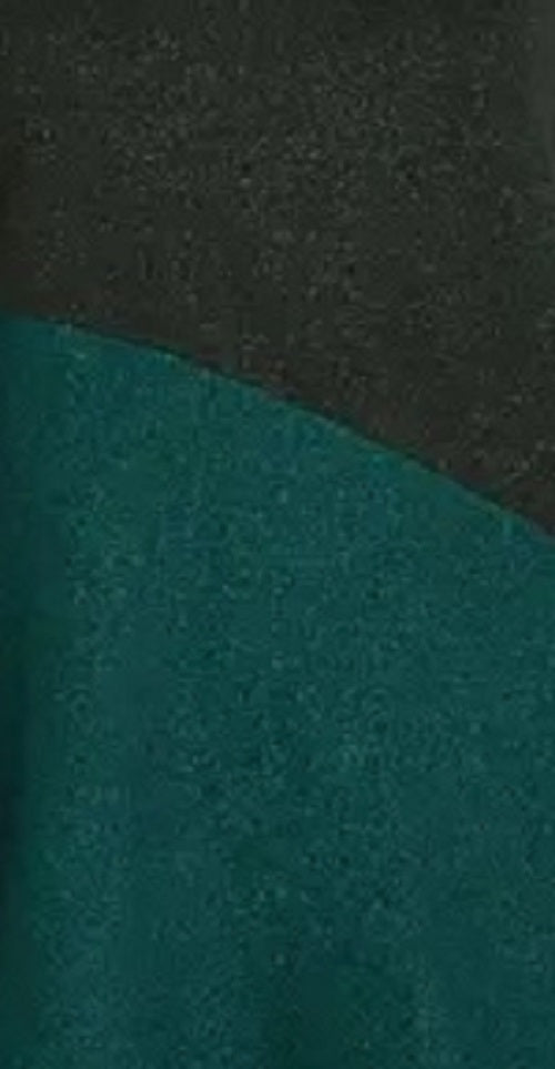 Blusa Alfani Feminina Assimétrica Colorblocked Shimmer Verde Tamanho Médio
