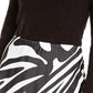 Suéter feminino Alfani com gola alta e bouclé, preto, tamanho extragrande