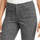 Calça jeans skinny estampada feminina Style &amp; Co Curvy-Fit cinza tamanho QUADRADO 18