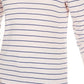 Suéter feminino listrado skinny Maison Jules, rosa, tamanho grande