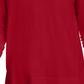 Suéter feminino Maison Jules com decote em V, vermelho, tamanho pequeno