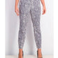 Calça jeans skinny feminina essencial com estampa de leopardo e ajuste curvilíneo, azul, tamanho 2, da INC International Concepts