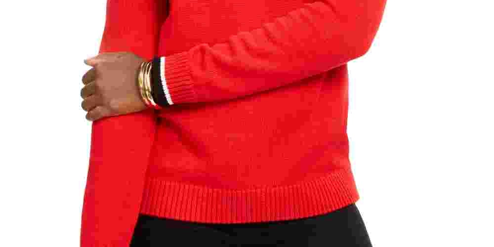 Suéter feminino Charter Club Scottie Fair Isle vermelho tamanho XX-G