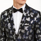 Blazer masculino slim fit metálico jacquard da INC International Concepts, tamanho pequeno, azul marinho