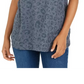 Camiseta feminina Love Graphic da Style &amp; Co, cinza, tamanho X-G