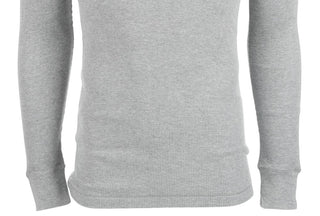 Camisa térmica masculina Alfani manga comprida cinza tamanho 10-13