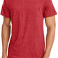 Camiseta masculina Alfani com gola redonda vermelha, tamanho XX-G