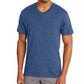 Camiseta masculina Alfani com decote em V, azul, tamanho médio