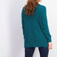 Cardigan feminino Charter Club com gola xale e frente aberta, verde escuro, tamanho médio