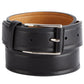 Cinto masculino Club Room com borda chanfrada, preto, tamanho pequeno
