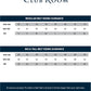 Cinto masculino Club Room com borda chanfrada, preto, tamanho pequeno