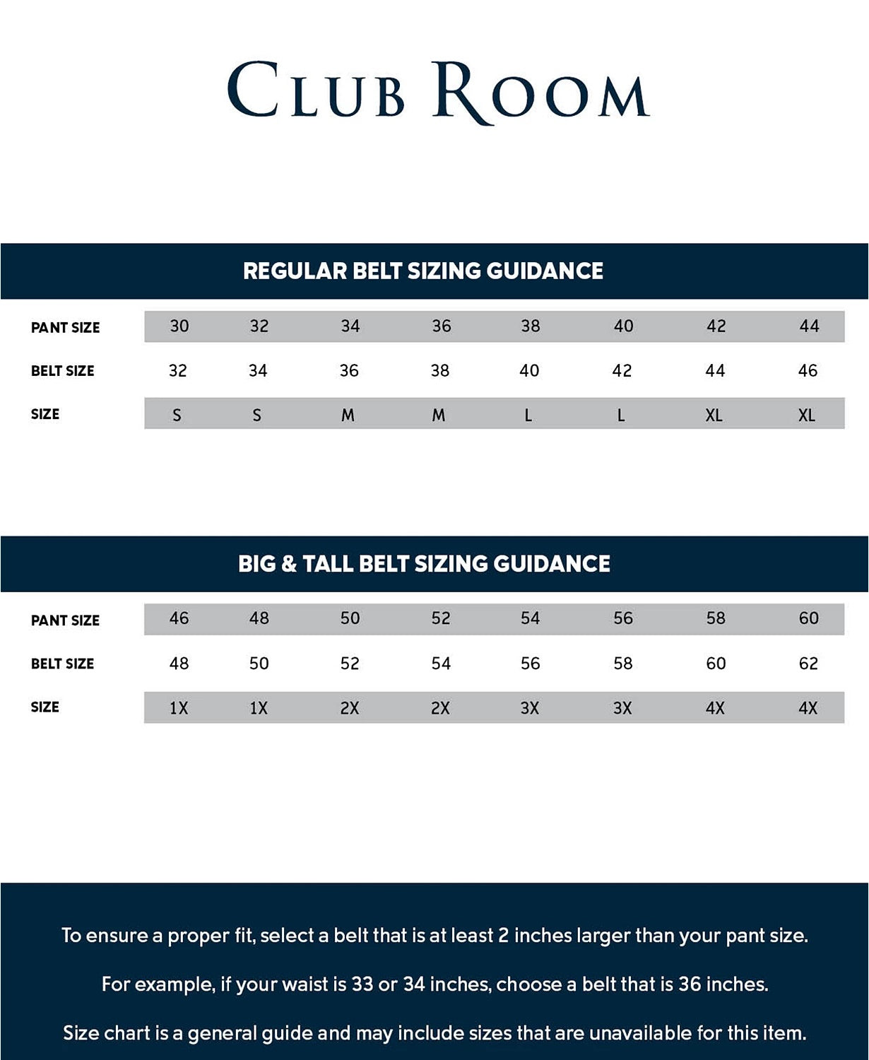 Cinto masculino Club Room com borda chanfrada, preto, tamanho pequeno