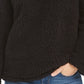 Suéter feminino estilo &amp; co sherpa com gola alta, preto, tamanho extragrande