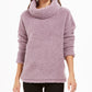 Suéter feminino Sherpa com gola alta, roxo, tamanho XX-G, da Style &amp; Co