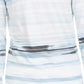 Camiseta listrada masculina Alfani, branca, tamanho XXXL-G