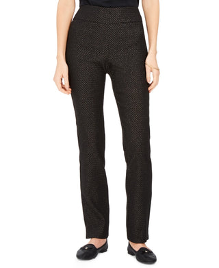 Charter Club Women's Pull On Ponte Knit Pants  Charcoal Size 10 Petite