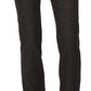 Calça feminina Charter Club Pull On Ponte Knit, cor carvão, tamanho 10, pequena