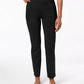 Calça feminina Charter Club Pull On Ponte Knit, cor carvão, tamanho 16, pequena