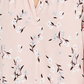 Top feminino estampado com decote em V, rosa, tamanho médio, Charter Club