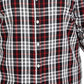 Camisa xadrez de algodão Ilanna feminina Charter Club, preta, tamanho 3X