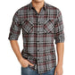 Camisa xadrez Alex masculina American Rag cinza tamanho XS